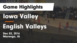 Iowa Valley  vs English Valleys  Game Highlights - Dec 02, 2016