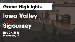 Iowa Valley  vs Sigourney  Game Highlights - Nov 29, 2016