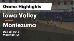 Iowa Valley  vs Montezuma Game Highlights - Dec 20, 2016