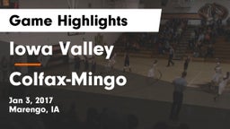 Iowa Valley  vs Colfax-Mingo  Game Highlights - Jan 3, 2017