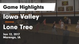 Iowa Valley  vs Lone Tree  Game Highlights - Jan 12, 2017