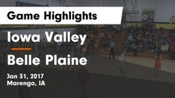 Iowa Valley  vs Belle Plaine  Game Highlights - Jan 31, 2017