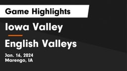 Iowa Valley  vs English Valleys  Game Highlights - Jan. 16, 2024