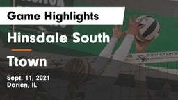 Hinsdale South  vs Ttown Game Highlights - Sept. 11, 2021
