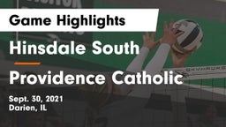 Hinsdale South  vs Providence Catholic  Game Highlights - Sept. 30, 2021