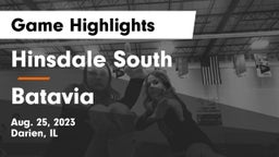 Hinsdale South  vs Batavia  Game Highlights - Aug. 25, 2023