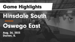 Hinsdale South  vs Oswego East  Game Highlights - Aug. 26, 2023