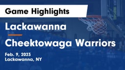 Lackawanna  vs Cheektowaga Warriors Game Highlights - Feb. 9, 2023