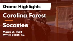 Carolina Forest  vs Socastee  Game Highlights - March 25, 2024