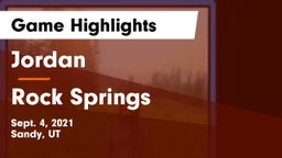 Jordan  vs Rock Springs  Game Highlights - Sept. 4, 2021
