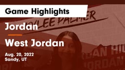 Jordan  vs West Jordan  Game Highlights - Aug. 20, 2022