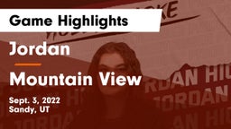 Jordan  vs Mountain View  Game Highlights - Sept. 3, 2022