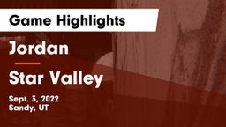 Jordan  vs Star Valley  Game Highlights - Sept. 3, 2022