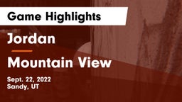 Jordan  vs Mountain View  Game Highlights - Sept. 22, 2022