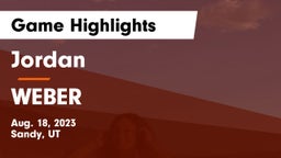 Jordan  vs WEBER  Game Highlights - Aug. 18, 2023