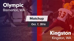 Matchup: Olympic  vs. Kingston  2016