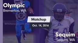 Matchup: Olympic  vs. Sequim  2016