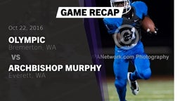 Recap: Olympic  vs. Archbishop Murphy  2016
