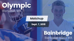 Matchup: Olympic  vs. Bainbridge  2018