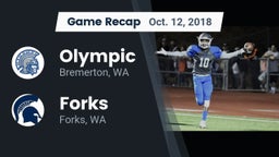 Recap: Olympic  vs. Forks  2018