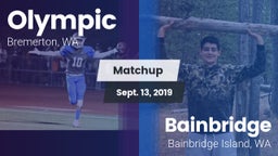 Matchup: Olympic  vs. Bainbridge  2019