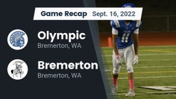 Recap: Olympic  vs. Bremerton  2022