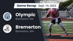Recap: Olympic  vs. Bremerton  2023