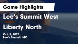 Lee's Summit West  vs Liberty North Game Highlights - Oct. 5, 2019