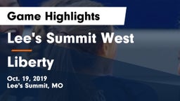 Lee's Summit West  vs Liberty  Game Highlights - Oct. 19, 2019