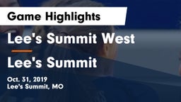 Lee's Summit West  vs Lee's Summit Game Highlights - Oct. 31, 2019