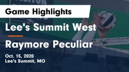 Lee's Summit West  vs Raymore Peculiar  Game Highlights - Oct. 15, 2020