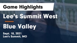 Lee's Summit West  vs Blue Valley Game Highlights - Sept. 18, 2021
