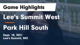 Lee's Summit West  vs Park Hill South  Game Highlights - Sept. 18, 2021