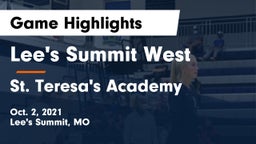 Lee's Summit West  vs St. Teresa's Academy  Game Highlights - Oct. 2, 2021