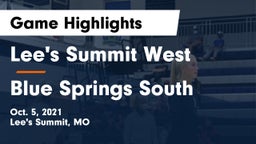 Lee's Summit West  vs Blue Springs South  Game Highlights - Oct. 5, 2021