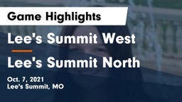 Lee's Summit West  vs Lee's Summit North  Game Highlights - Oct. 7, 2021