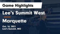 Lee's Summit West  vs Marquette  Game Highlights - Oct. 16, 2021