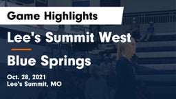 Lee's Summit West  vs Blue Springs  Game Highlights - Oct. 28, 2021