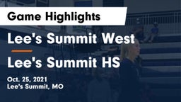 Lee's Summit West  vs Lee's Summit HS Game Highlights - Oct. 25, 2021