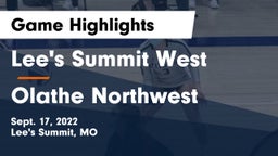 Lee's Summit West  vs Olathe Northwest  Game Highlights - Sept. 17, 2022