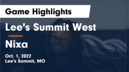 Lee's Summit West  vs Nixa Game Highlights - Oct. 1, 2022