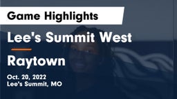 Lee's Summit West  vs Raytown  Game Highlights - Oct. 20, 2022