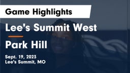 Lee's Summit West  vs Park Hill  Game Highlights - Sept. 19, 2023