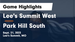 Lee's Summit West  vs Park Hill South  Game Highlights - Sept. 21, 2023