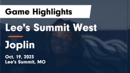 Lee's Summit West  vs Joplin  Game Highlights - Oct. 19, 2023