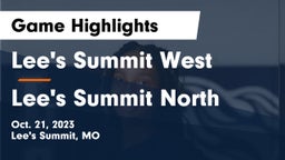 Lee's Summit West  vs Lee's Summit North  Game Highlights - Oct. 21, 2023