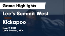 Lee's Summit West  vs Kickapoo Game Highlights - Nov. 2, 2023