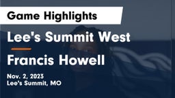 Lee's Summit West  vs Francis Howell  Game Highlights - Nov. 2, 2023