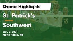 St. Patrick's  vs Southwest  Game Highlights - Oct. 5, 2021