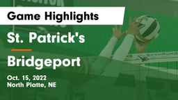 St. Patrick's  vs Bridgeport  Game Highlights - Oct. 15, 2022